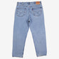 Levis 550 Jeans 40x32 Blue Relaxed Taper Faded Light Stonewash Zip Denim