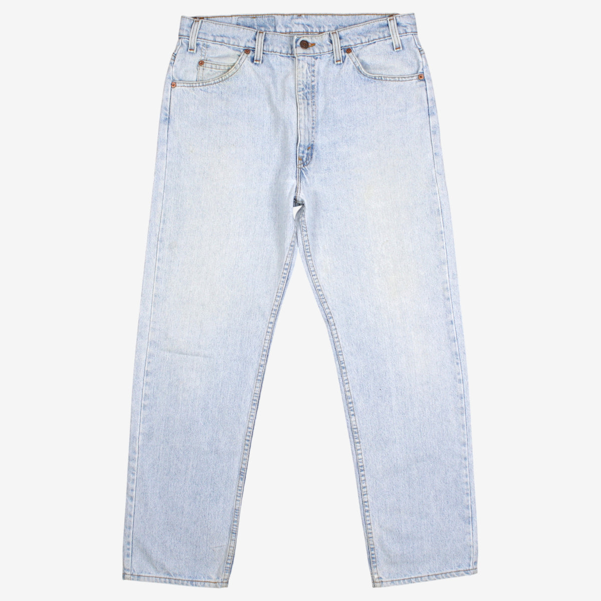 Vintage Levis 505 Jeans 34x30 90s Blue Regular Straight USA Made Light Denim