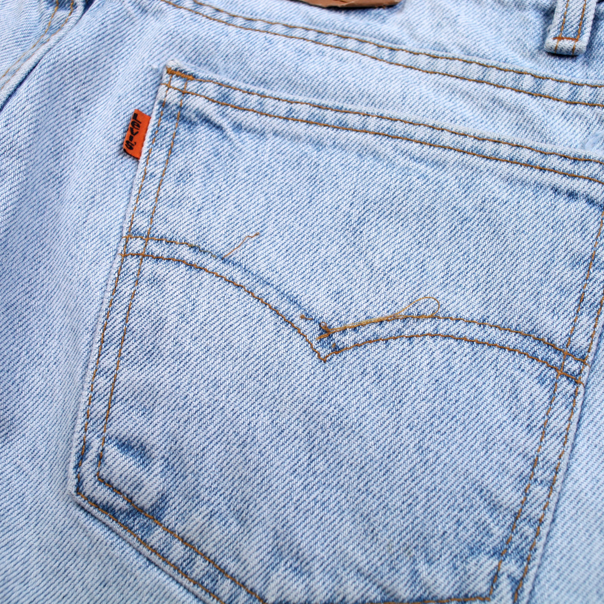 Vintage Levis 505 Jeans 34x30 90s Blue Regular Straight USA Made Light Denim