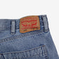 Levis 578 Cargo Jeans 38x30 Blue Faded Light Stonewash Baggy Zip Fly Denim