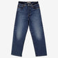 Levis Ribcage Straight Ankle Jeans 28x27 Womens Blue Stonewash Red Tab Denim
