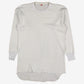 Vintage Hanes Thermal T-shirt 2XL Mens 90s White Cotton Polyester Waffle Knit