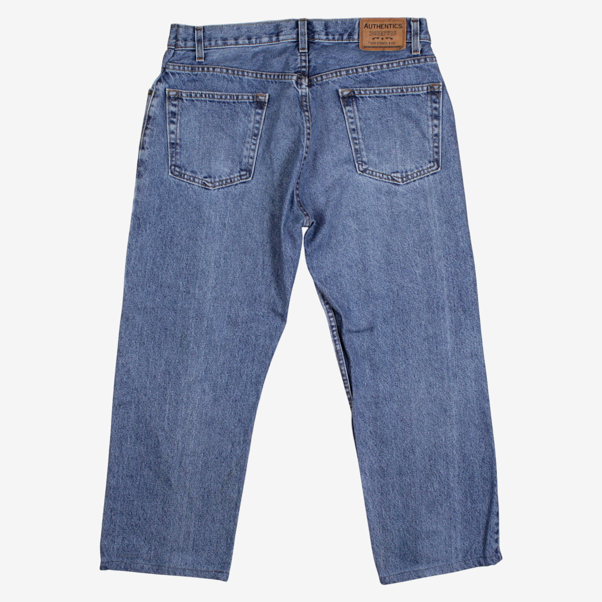 Levis Signature Jeans 36x30 Blue Authentics Regular Stonewash Denim