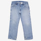 Vintage Key Carpenter Jeans 33x30 90s Blue Faded Light Stonewash Workwear Denim