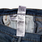 Levis 505 Jeans 38x32 Blue Regular Straight Faded Zip Red Tab Denim