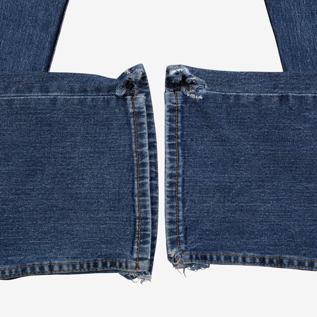 Levis 505 Jeans 38x32 Blue Regular Straight Faded Zip Red Tab Denim