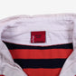 Vintage Levis T-shirt L Womens Orange Striped Polo Collared Streetwear Y2k