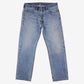 Levis 505 Jeans 36x30 Blue Regular Straight Faded Light Stonewash Mid Rise Denim