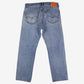 Levis 505 Jeans 36x30 Blue Regular Straight Faded Light Stonewash Mid Rise Denim