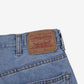 Levis 550 Jeans 38x29 Blue Relaxed Taper Light Stonewash Zip Red Tab Denim