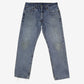 Levis 505 Jeans 33x30 Blue Regular Straight Faded Stonewash Denim