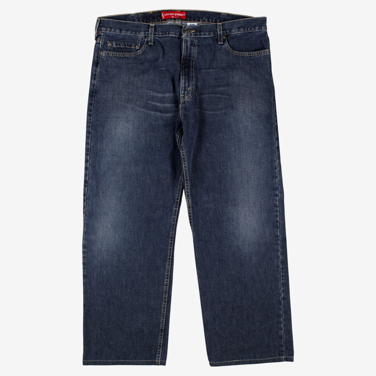 Vintage Levis 529 Jeans 40x30 90s Blue Low Rise Straight Stonewash Denim