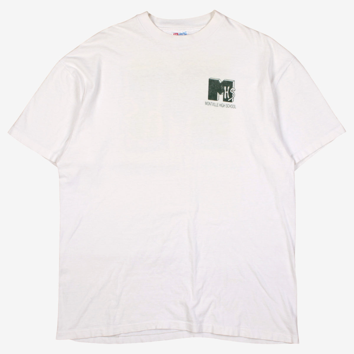 Vintage Hanes Beefy T T-shirt XL Mens 80s White Hanes High School Single Stitch