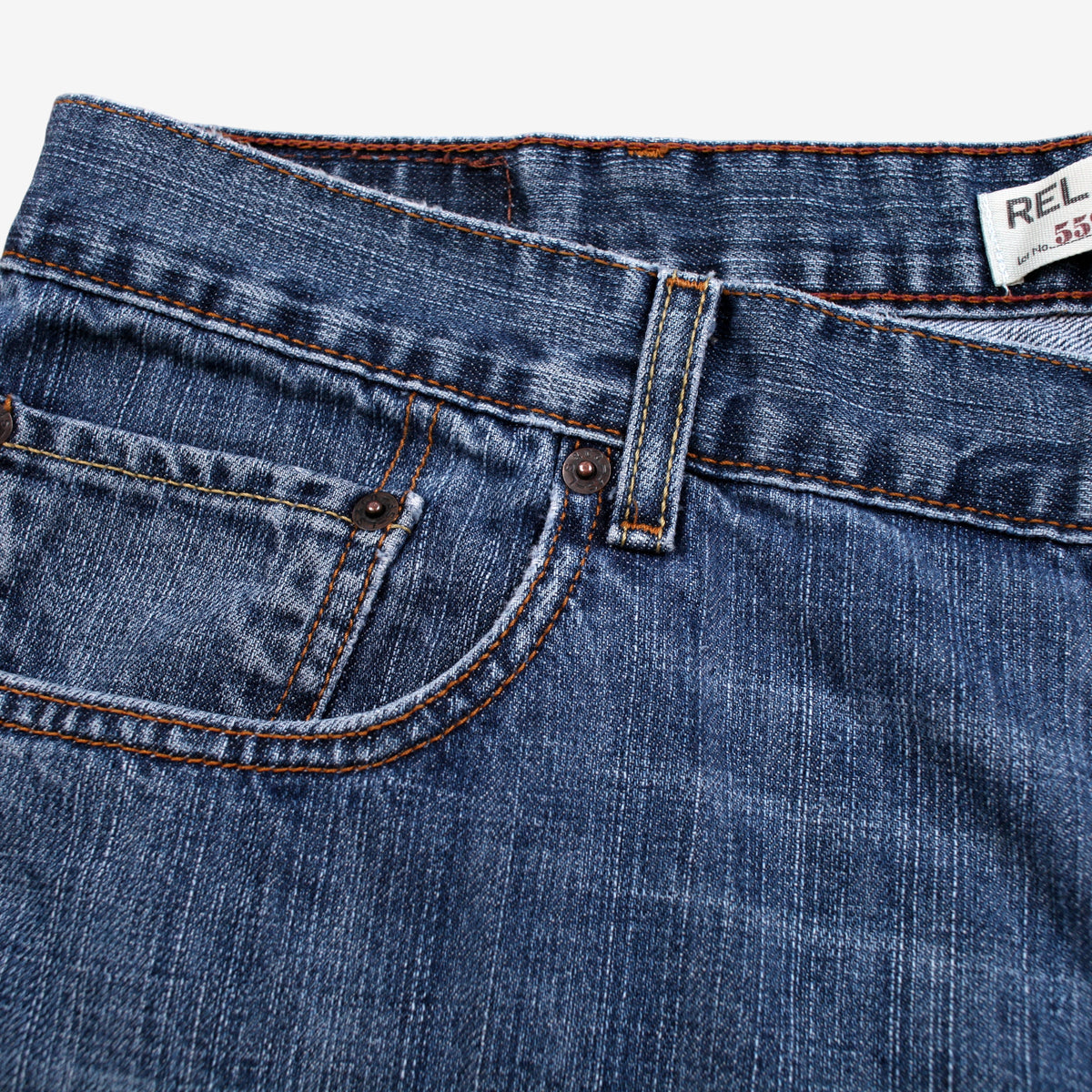 Levis 559 Jeans 38x32 Blue Relaxed Straight Stonewash Red Tab Denim
