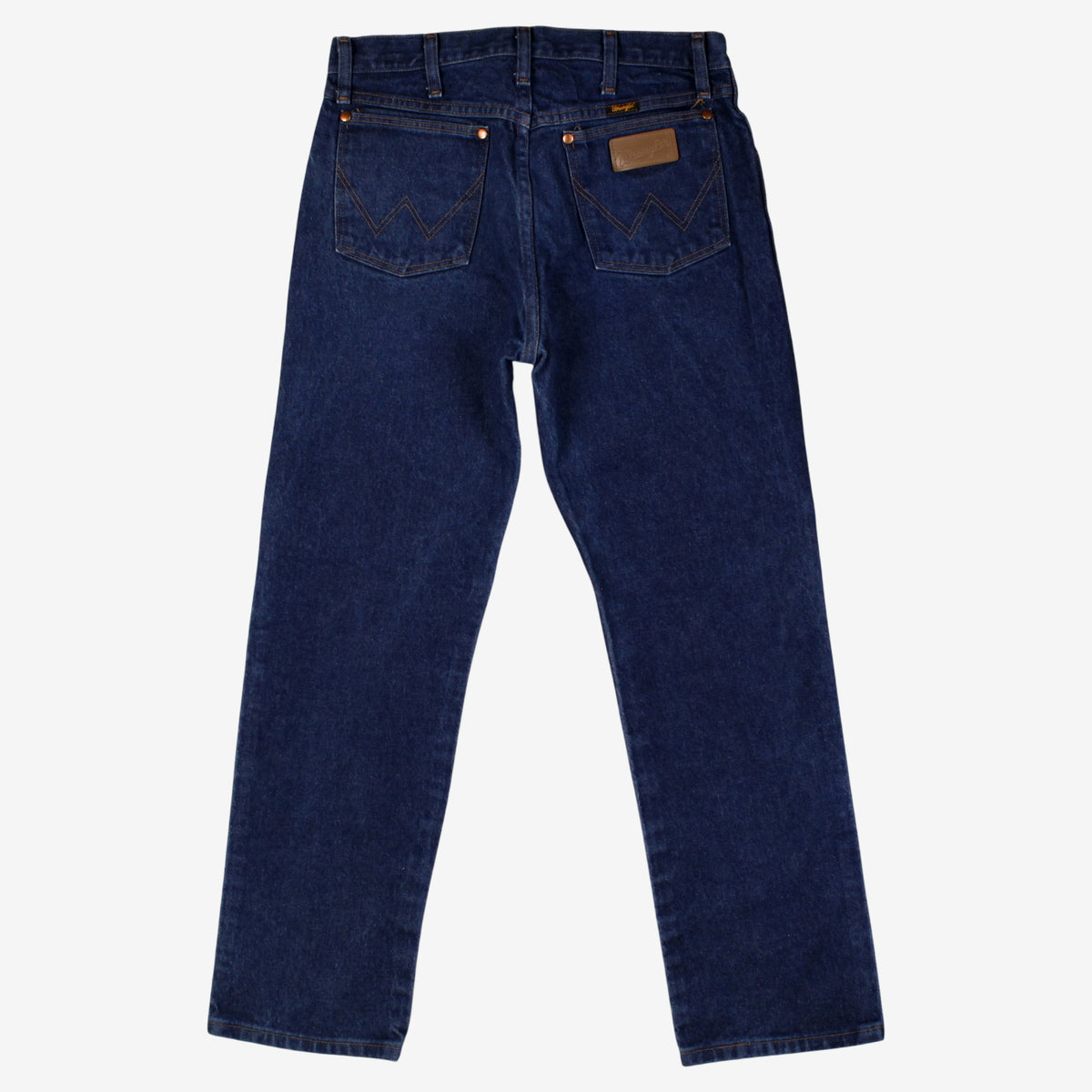 Wrangler Jeans 31x30 Blue Dark Stonewash Straight Zip Fly Mid Rise Denim Western