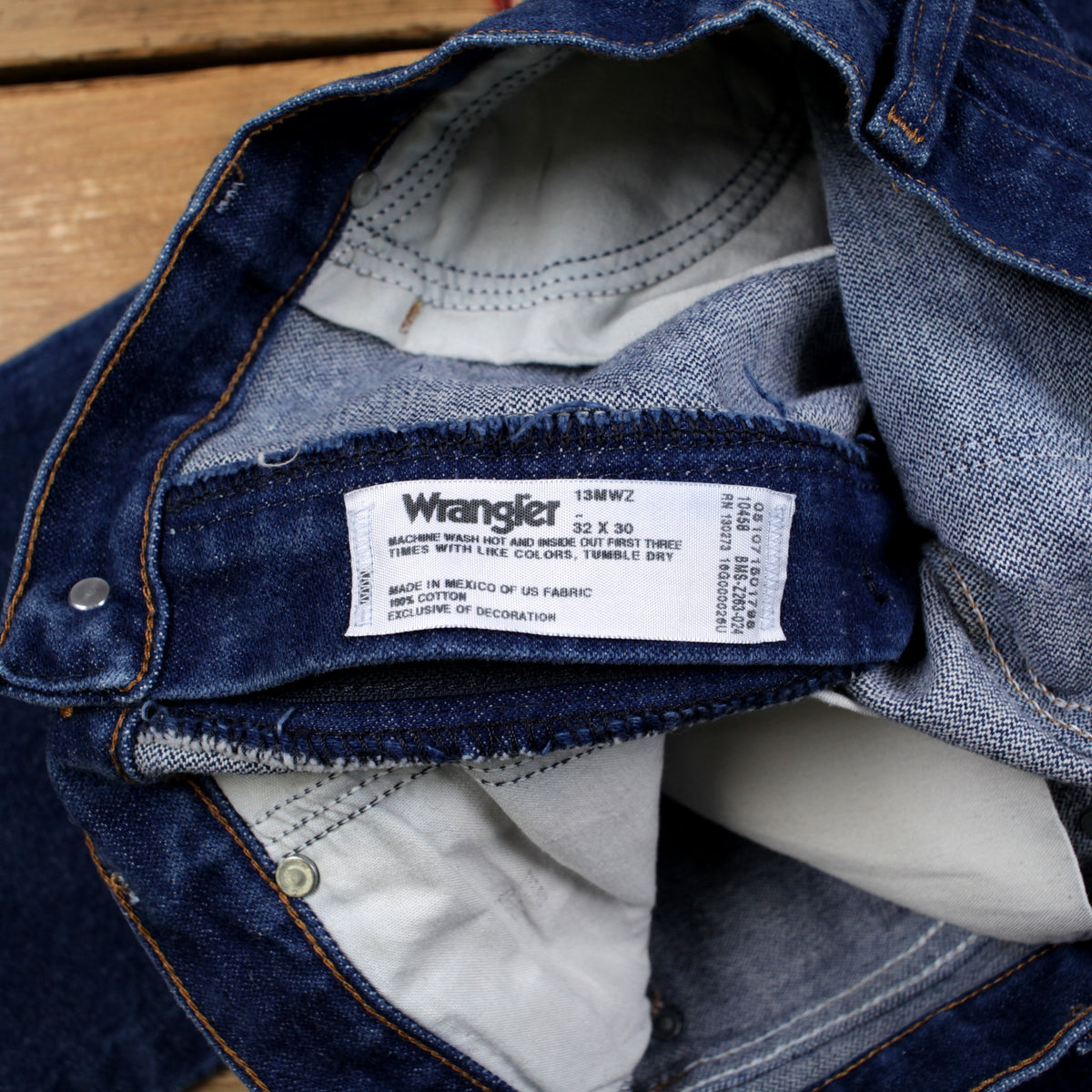 Wrangler Jeans 31x30 Blue Dark Stonewash Straight Zip Fly Mid Rise Denim Western