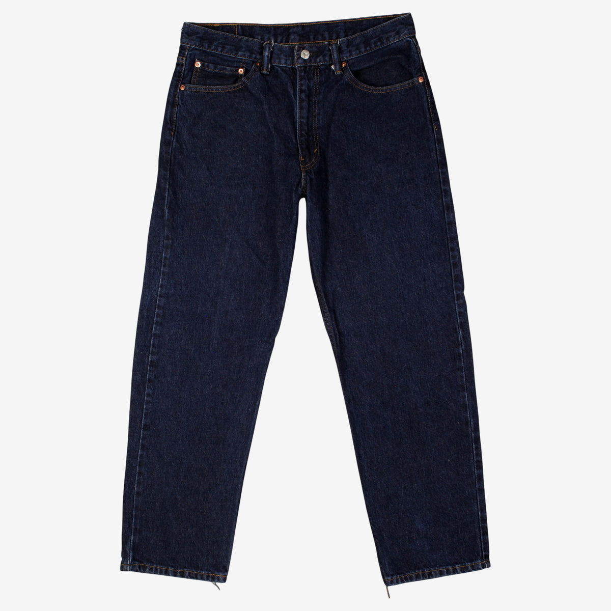 Levis 550 Jeans 34x30 Blue Relaxed Taper Dark Stonewash Zip Fly Tapered Denim