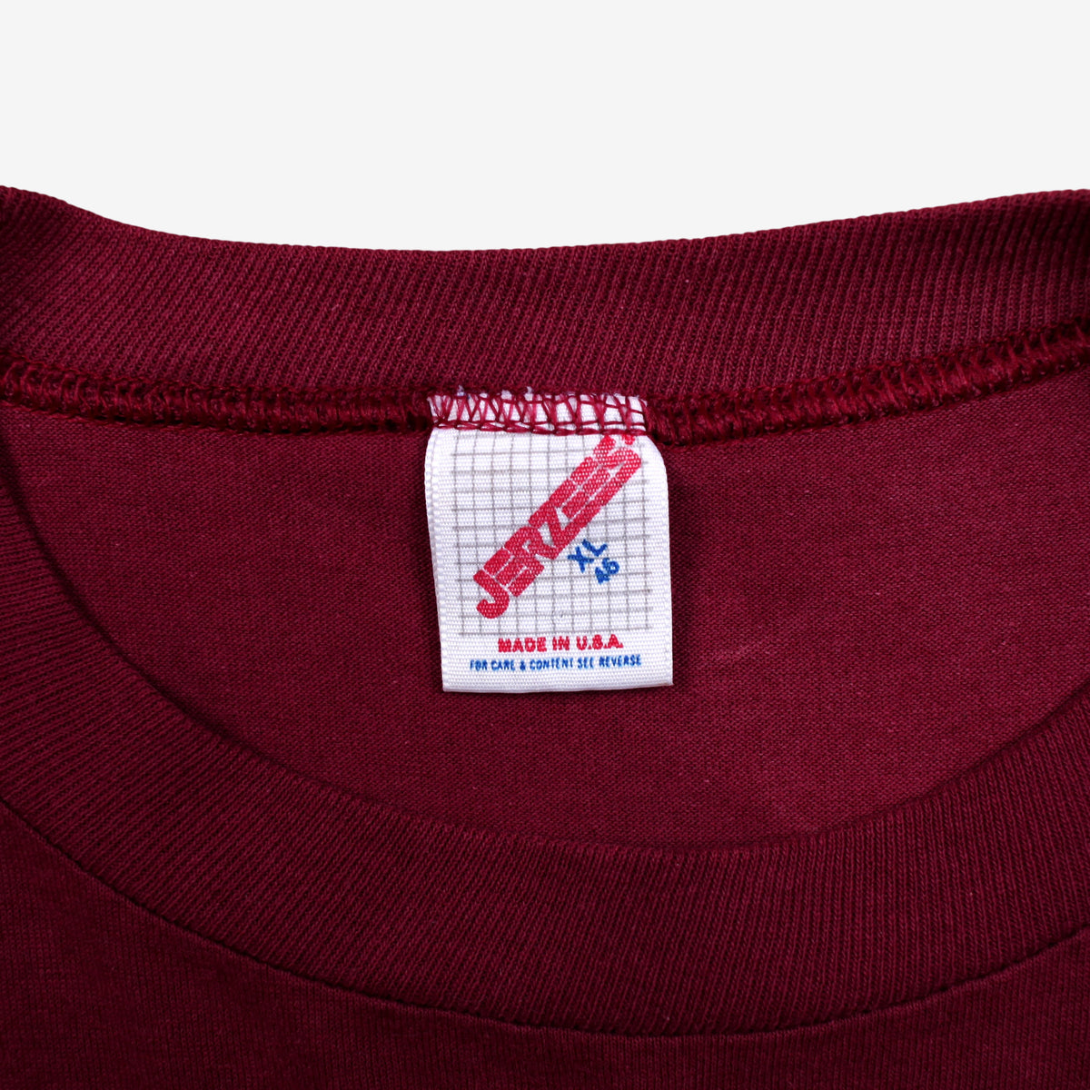 Vintage Jerzees T-shirt L Mens 90s Red Salukis Graphic Print USA Made College