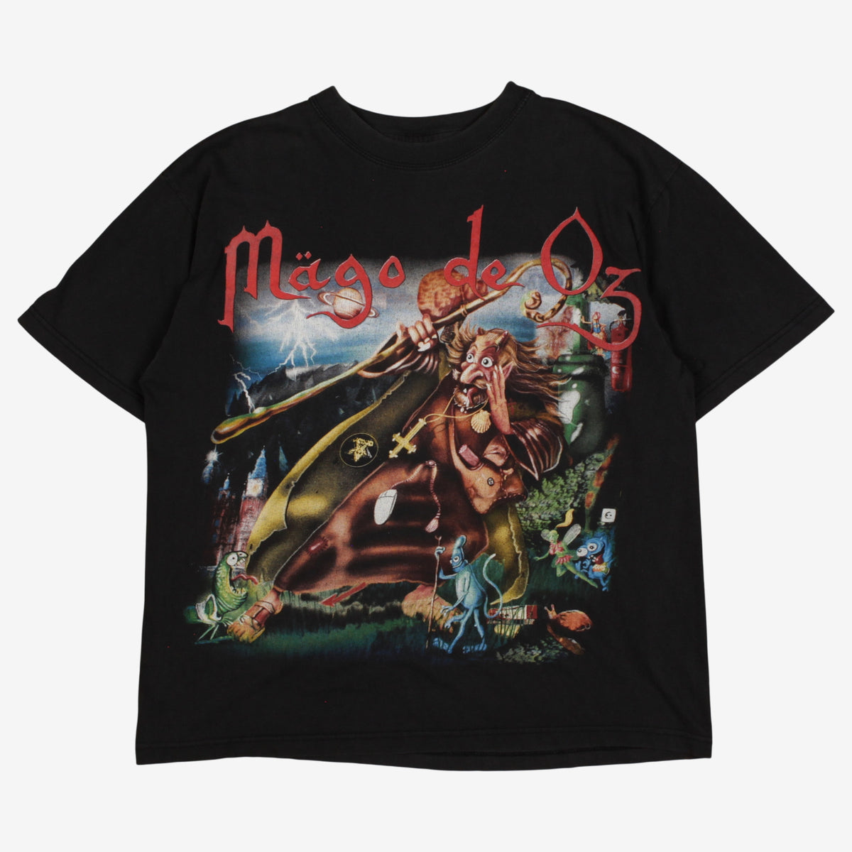 Vintage Mago De Oz T-shirt XL Mens Black Band Music Rock Metal