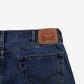 Levis 505 Jeans 40x30 Blue Regular Straight Relaxed Stonewash Denim