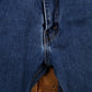 Levis 505 Jeans 40x30 Blue Regular Straight Relaxed Stonewash Denim