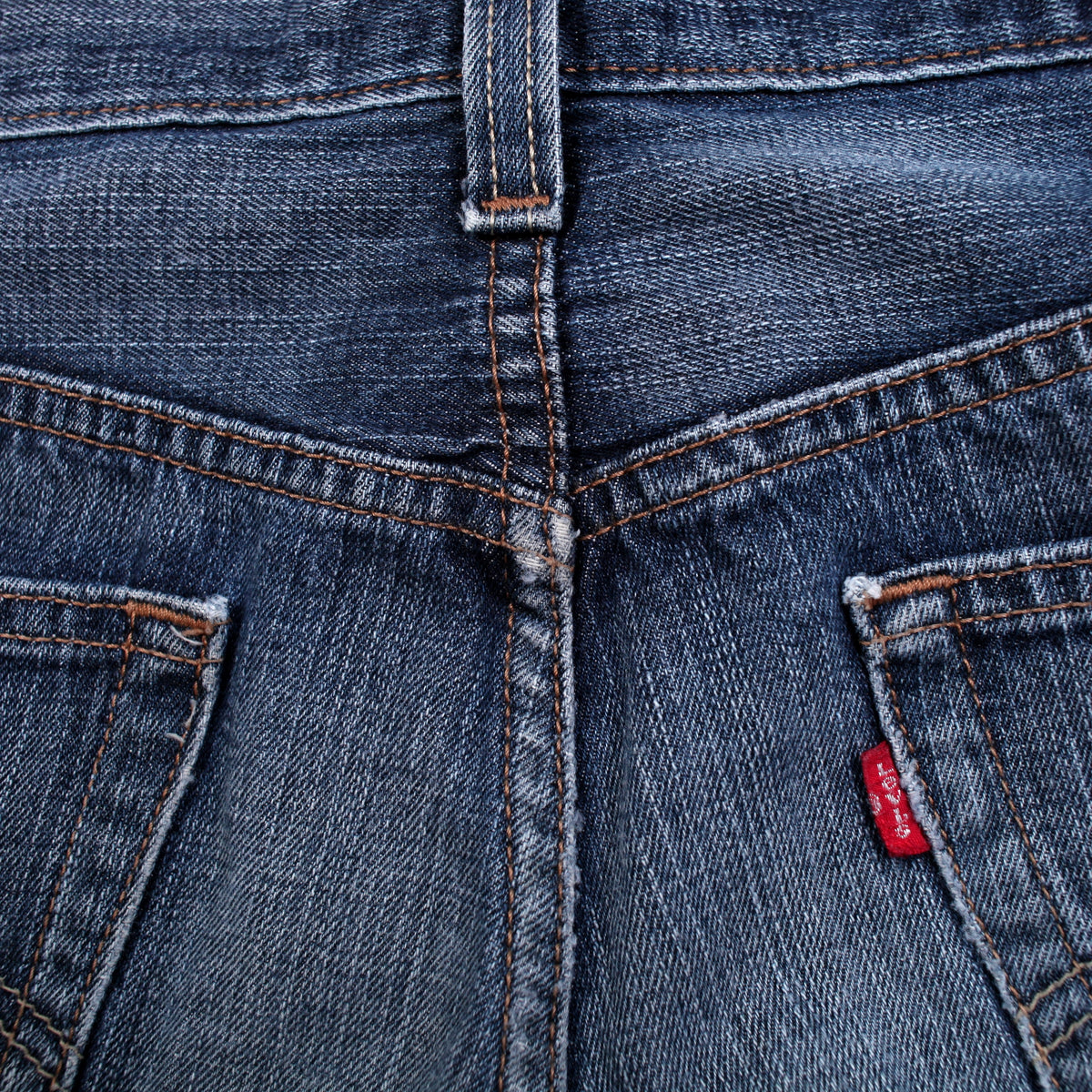 Levis 505 Jeans 34x30 Blue Regular Straight Faded Stonewash Red Tab Y2K Denim