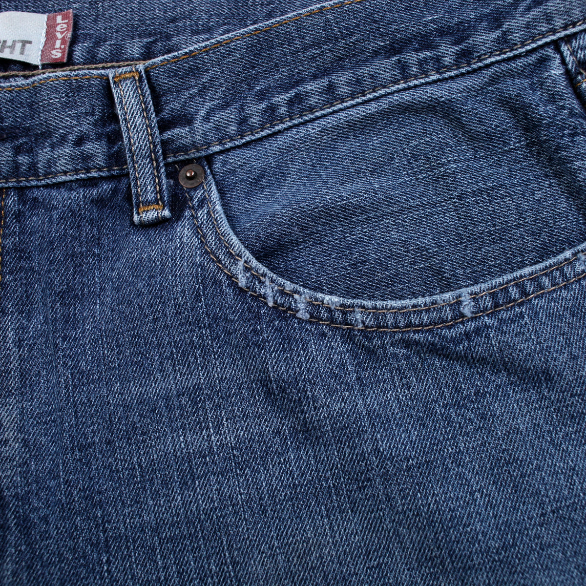 Levis 559 Jeans 36x34 Blue Relaxed Straight Fit Medium Stonewash Red Tab Denim
