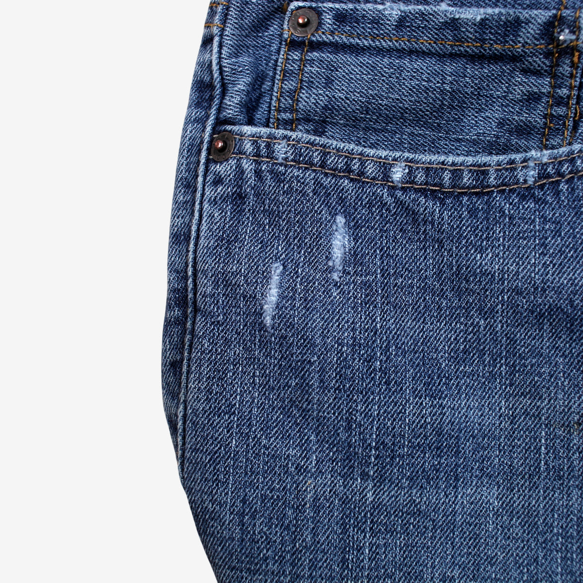 Levis 559 Jeans 36x34 Blue Relaxed Straight Fit Medium Stonewash Red Tab Denim