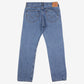 Levis 505 Jeans 36x34 Blue Regular Straight Medium Stonewash Red Tab Denim