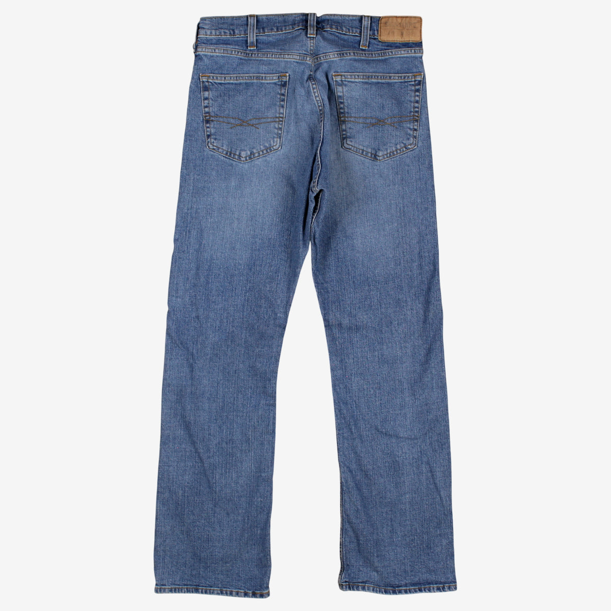 Levis Signature Bootcut Jeans 33x30 Blue Slim Medium Stonewash Zip Fly Denim