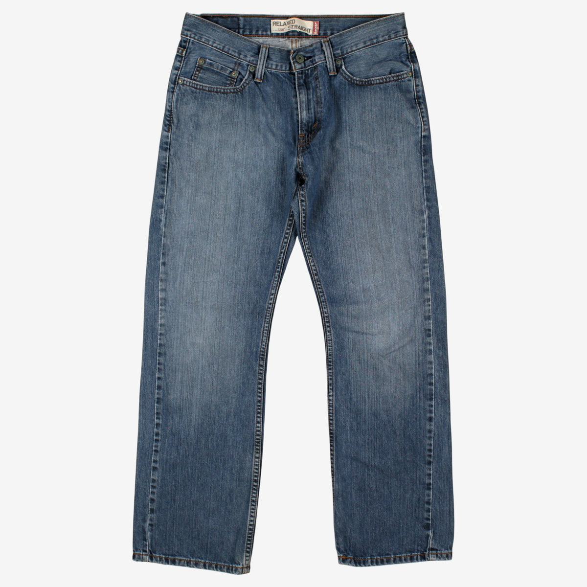 Levis 559 Jeans 30x30 Blue Relaxed Straight Faded Stonewash Denim