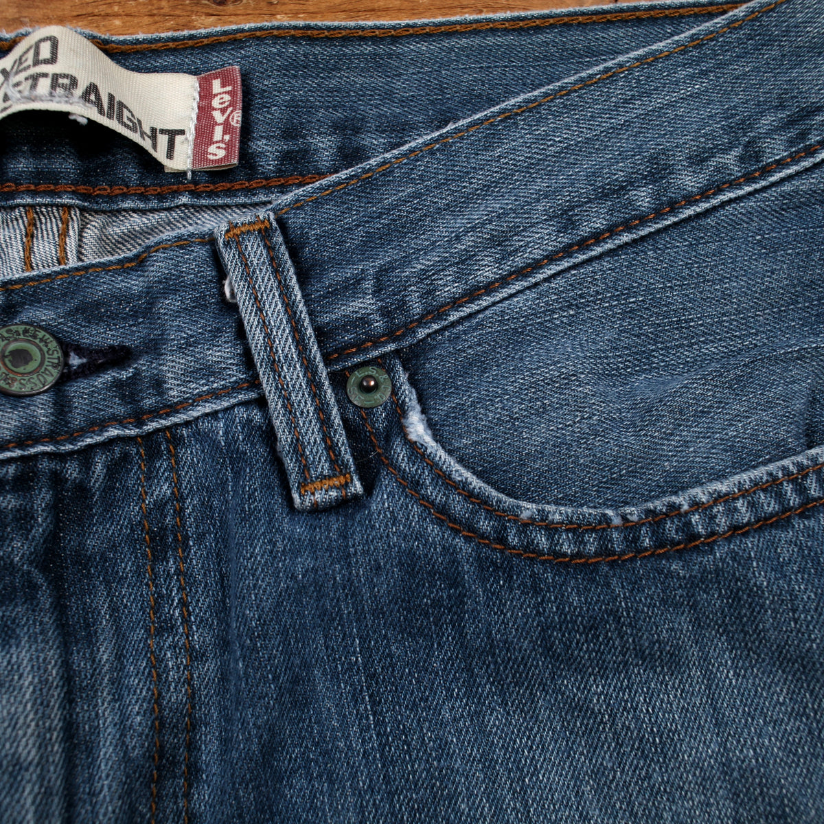 Levis 559 Jeans 30x30 Blue Relaxed Straight Faded Stonewash Denim