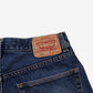 Levis 505 Jeans 30x30 Blue Regular Straight Faded Dark Stonewash Zip Denim