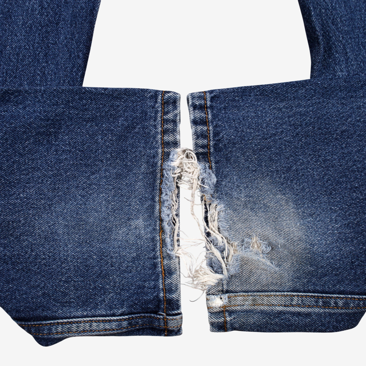Levis 505 Jeans 30x30 Blue Regular Straight Faded Dark Stonewash Zip Denim