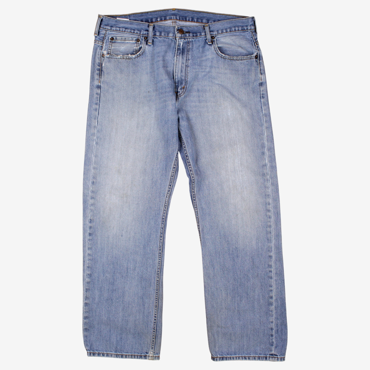 Levis 569 Jeans 36x32 Blue Relaxed Straight Light Stonewash Red Tab Denim