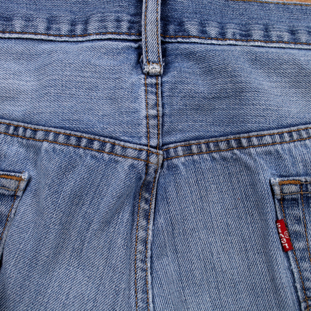 Levis 569 Jeans 36x32 Blue Relaxed Straight Light Stonewash Red Tab Denim