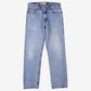 Levis 505 Jeans 33x34 Blue Regular Straight Faded Stonewash Red Tab Denim