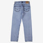 Levis 505 Jeans 33x34 Blue Regular Straight Faded Stonewash Red Tab Denim