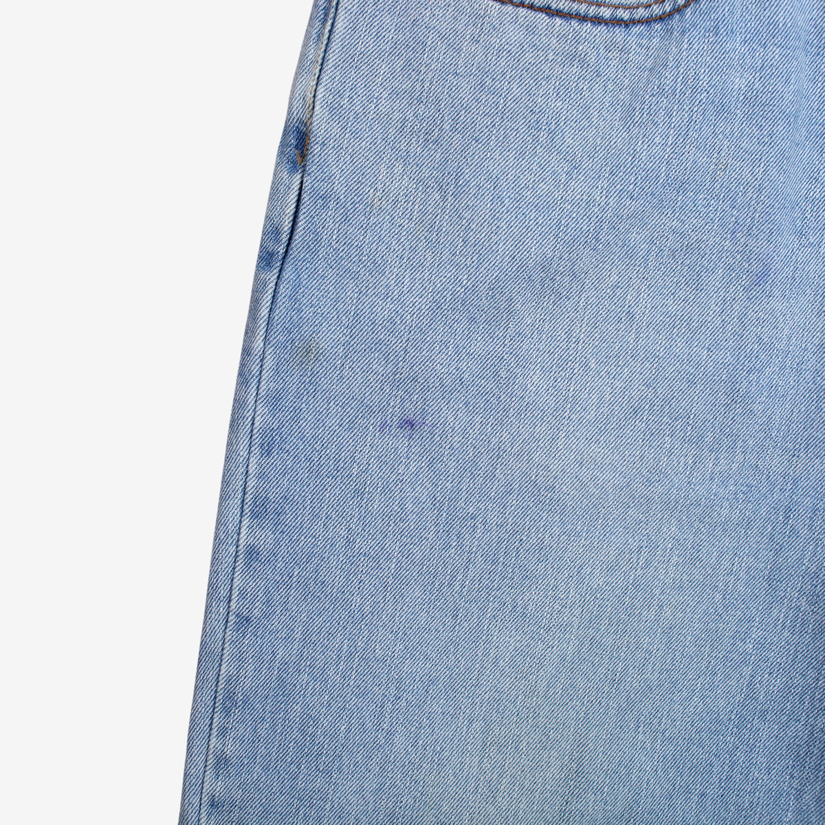 Levis 550 Jeans 38x30 Blue Relaxed Taper Faded Light Stonewash Denim