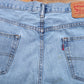 Levis 550 Jeans 35x32 Blue Relaxed Taper Light Stonewash Red Tab Denim