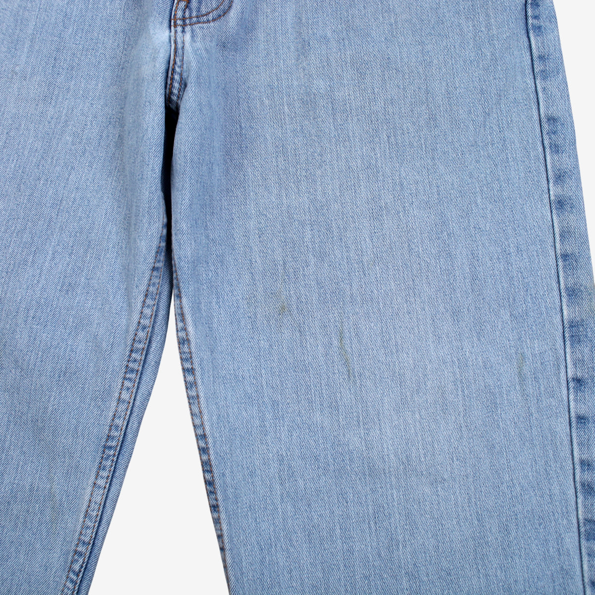Levis 550 Jeans 35x32 Blue Relaxed Taper Light Stonewash Red Tab Denim