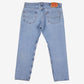 Levis 502 Jeans 34x30 Blue Regular Taper Faded Light Stonewash Denim