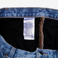 Carhartt Jeans 38x32 Blue Light Stonewash Fleece Lined Zip Fly Mid Rise Denim