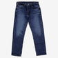 Levis 505 Jeans 34x32 Blue Regular Straight Dark Stonewash Mid Rise Denim