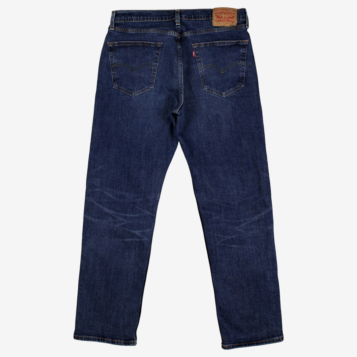 Levis 505 Jeans 34x32 Blue Regular Straight Dark Stonewash Mid Rise Denim