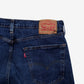 Levis 505 Jeans 34x32 Blue Regular Straight Dark Stonewash Mid Rise Denim