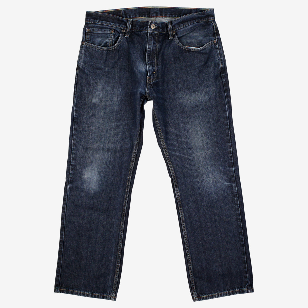 Levis 559 Jeans 35x31 Blue Relaxed Straight Faded Stonewash Denim