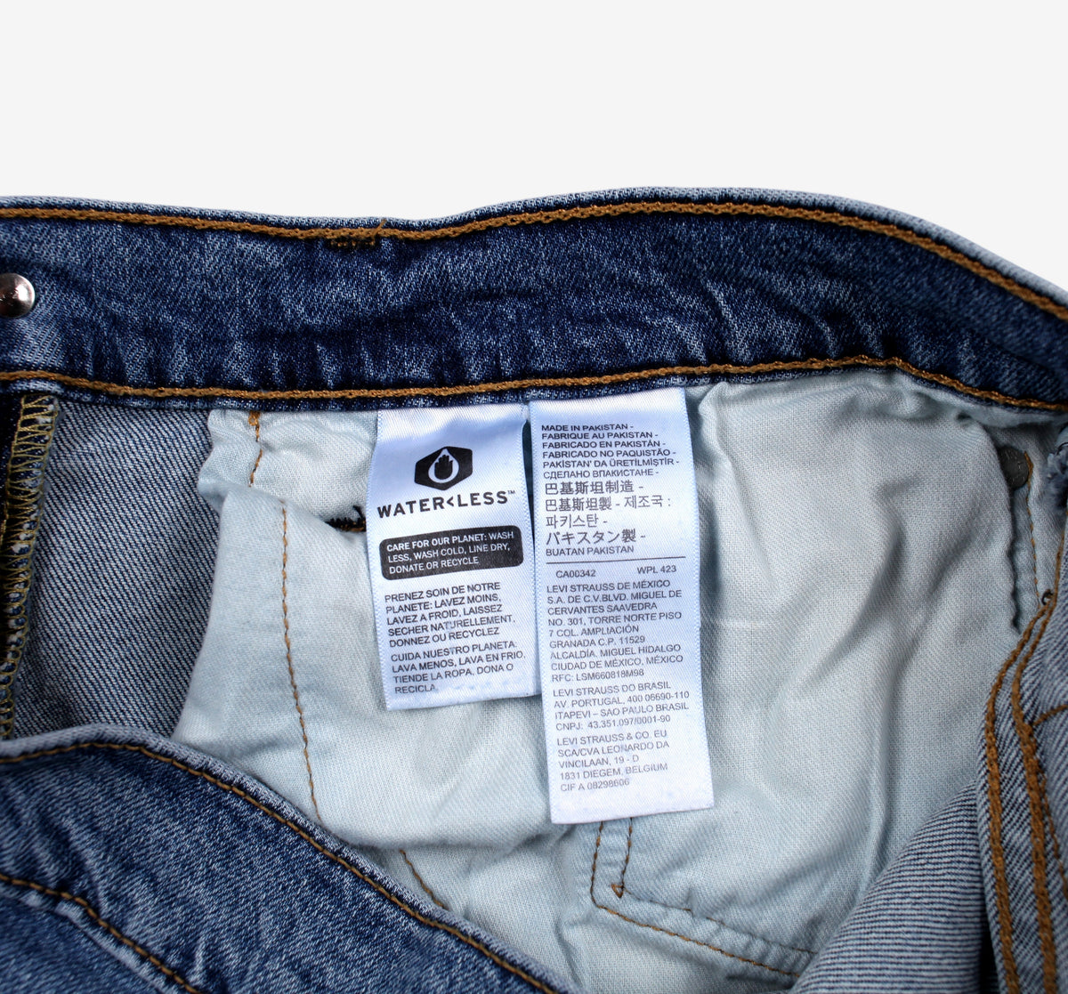 Levis 541 Jeans 34x30 Blue Slim Taper Stonewash Denim