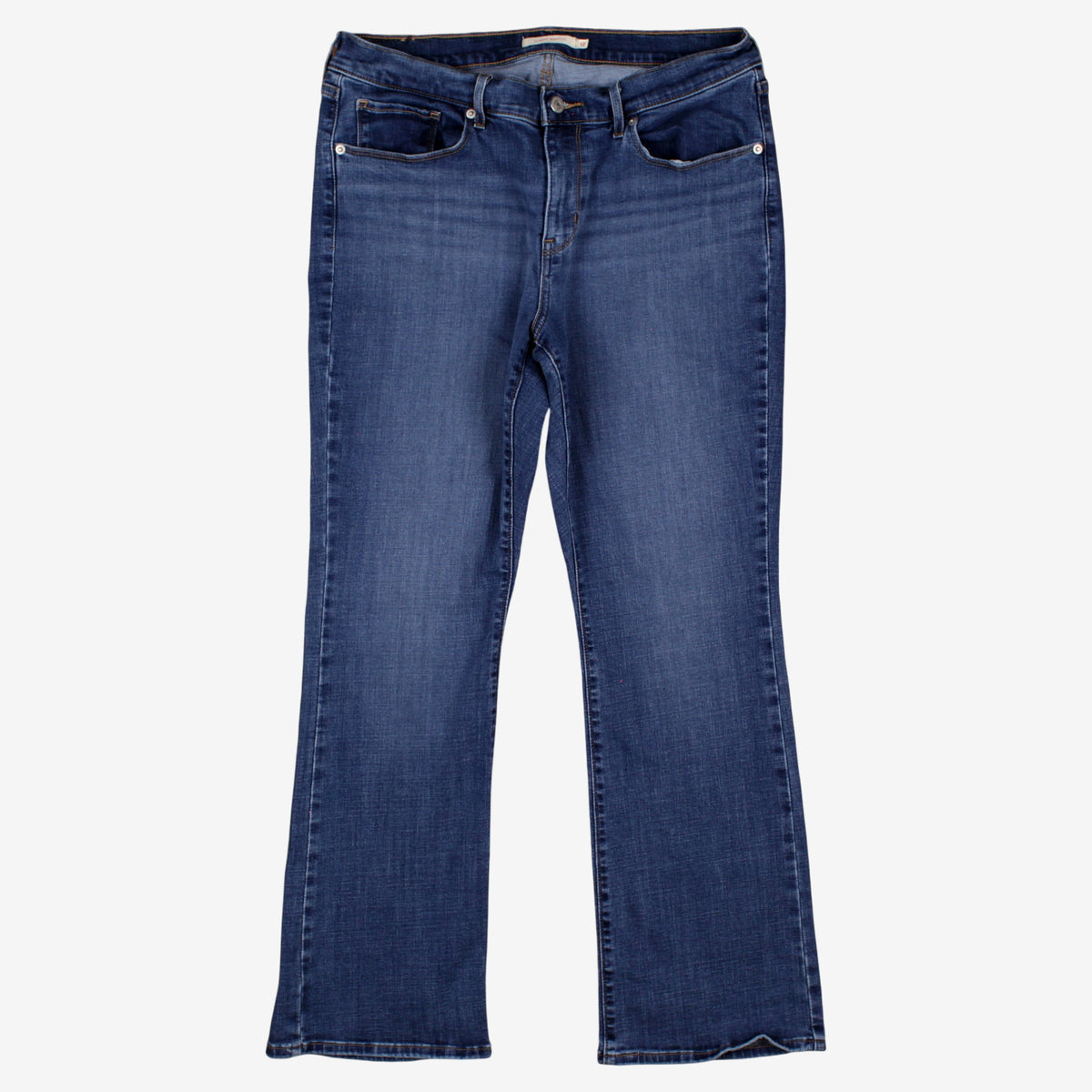 Levis Classic Bootcut Jeans 31x30 Womens Blue Stonewash Red Tab Denim