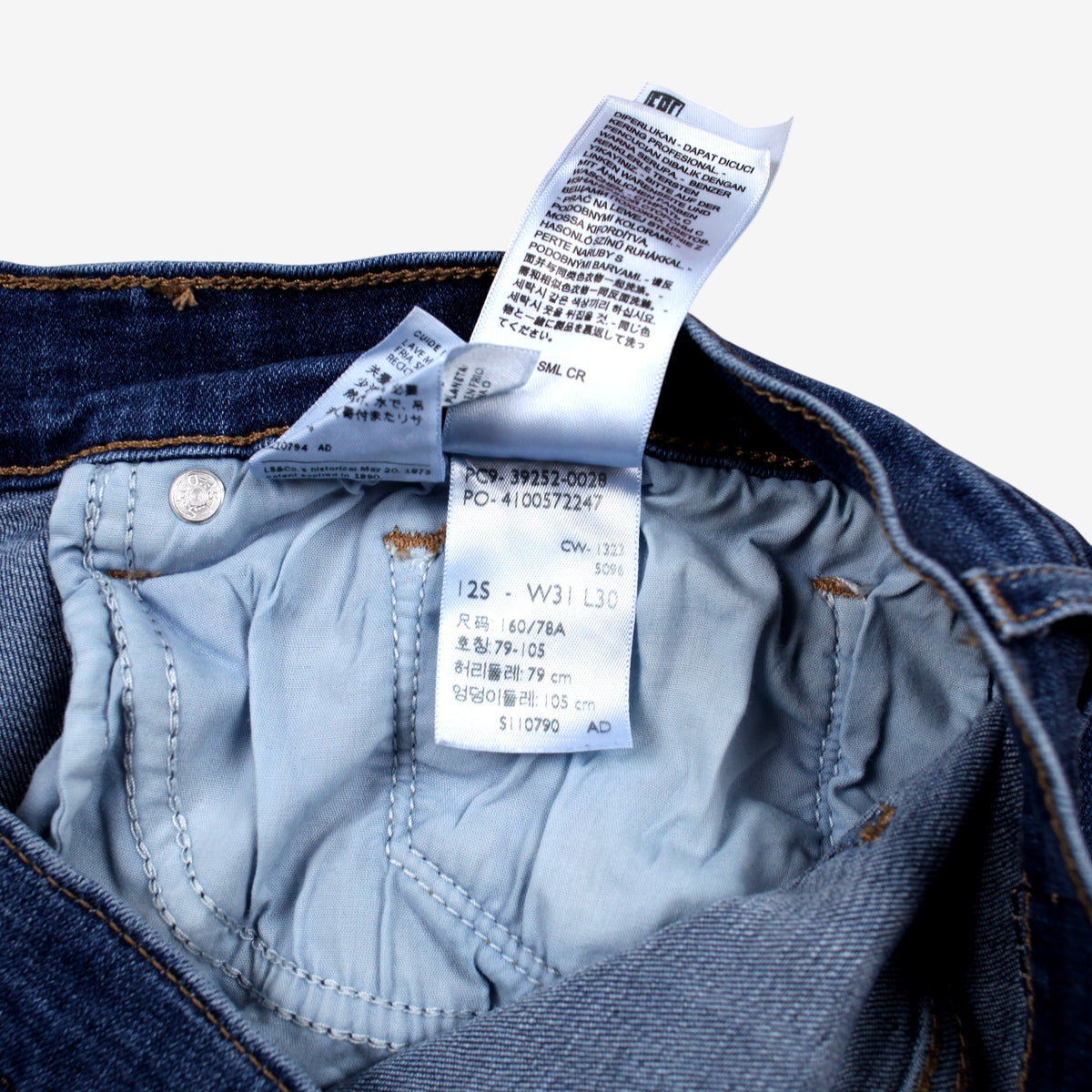 Levis Classic Bootcut Jeans 31x30 Womens Blue Stonewash Red Tab Denim